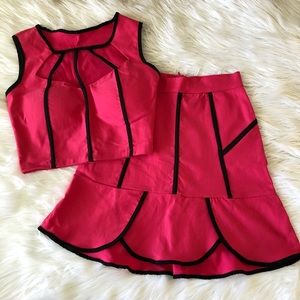 NWOT Hot Pink Party Set (can be sold separately)